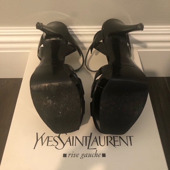 YSL Tribute T-Strap Platform Sandal - Picture 6 of 8